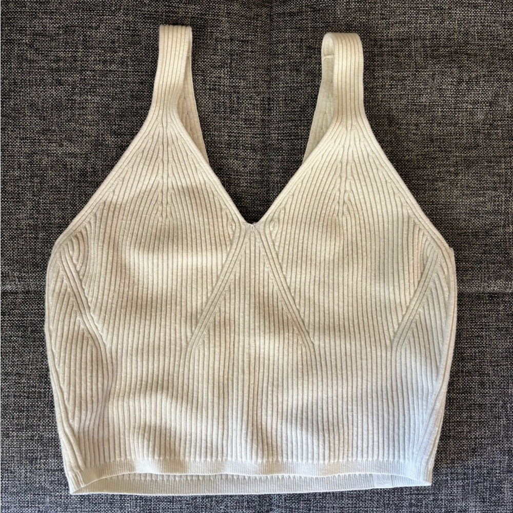 Lululemon Ribbed Knit Cropped Tank